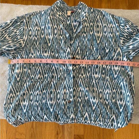 Pilcro Voile Surf Ikat Top - Picture 9 of 12